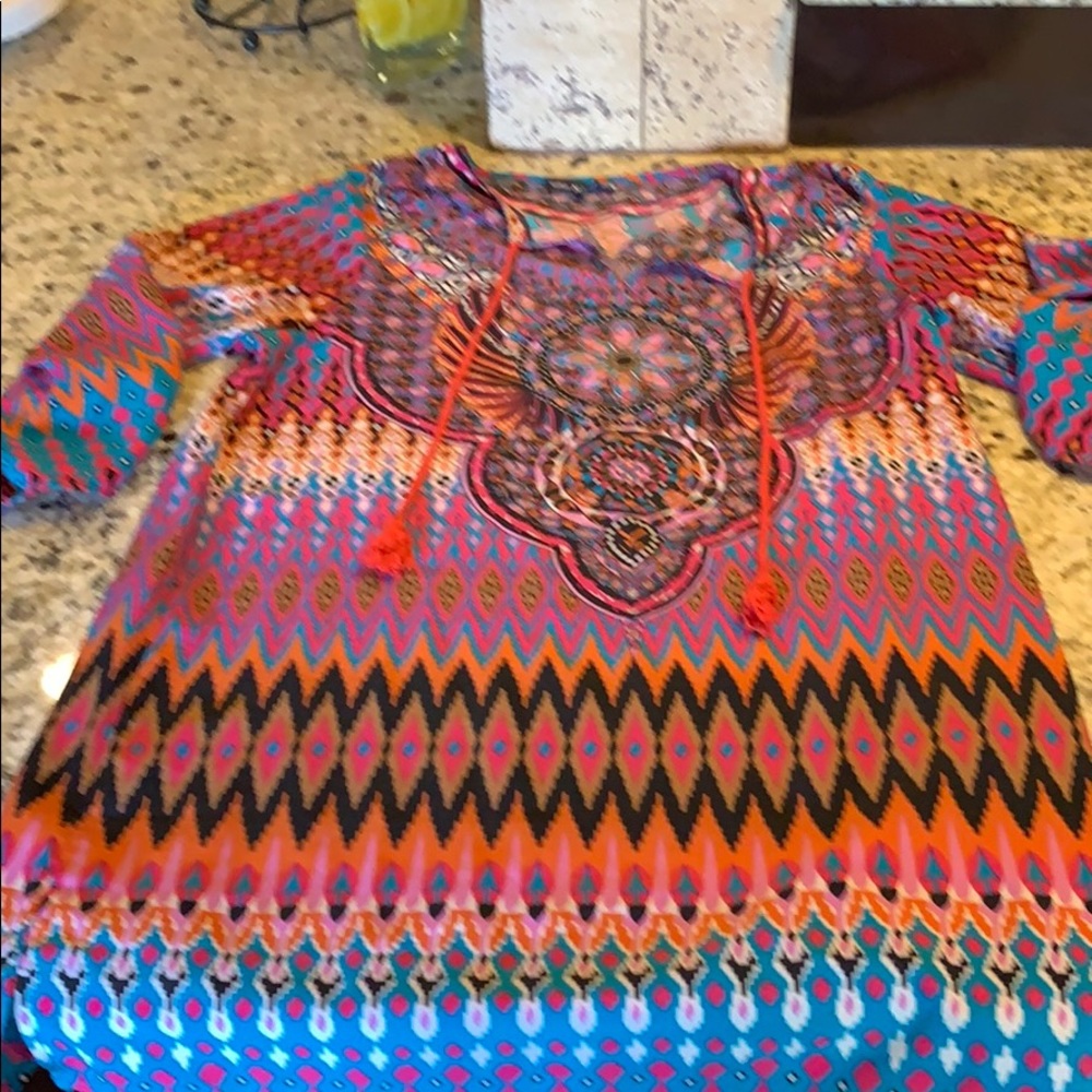 Woman’s small multi colored dress